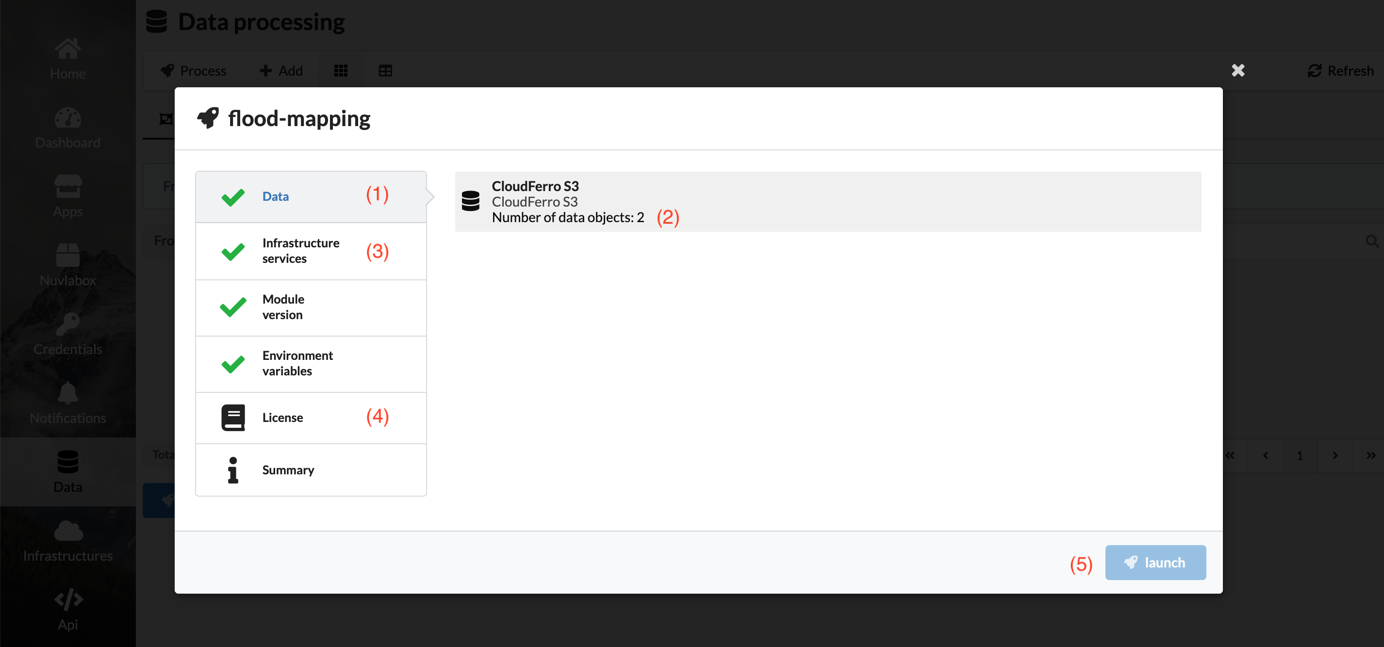 Data Deployment Modal